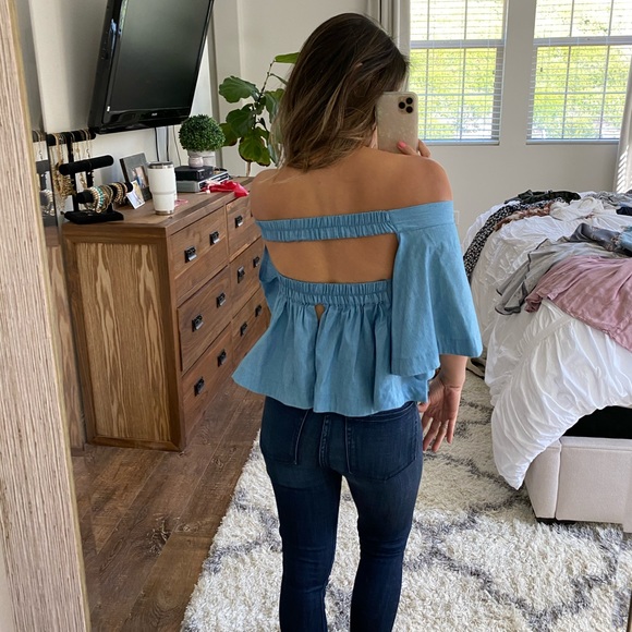 Roe & Mae off the shoulder top - Picture 2 of 2